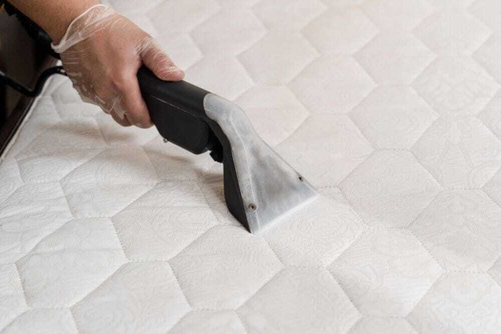 Cleaned memory foam mattress