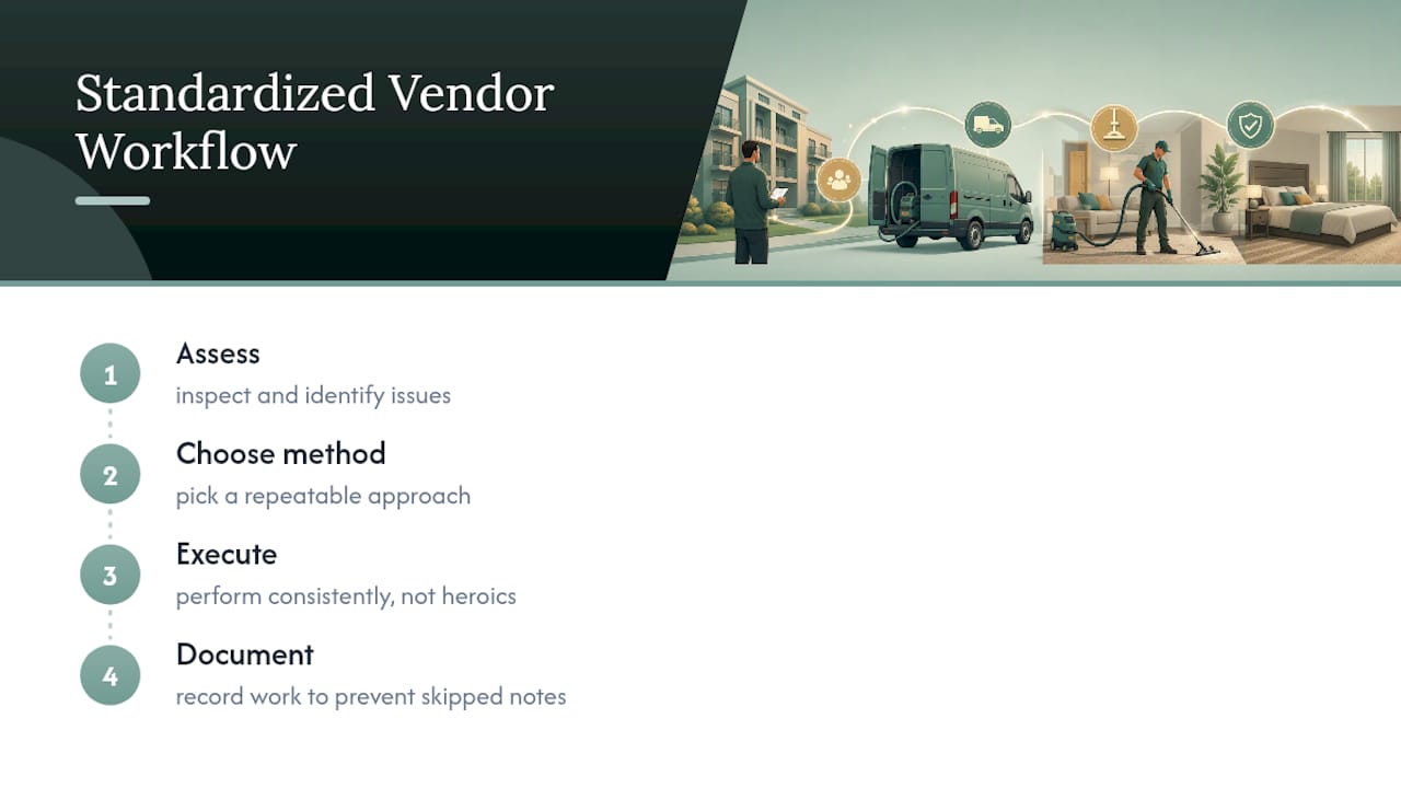 Why Standardizing Your Vendor Workflow Beats Heroics Every Time — overview diagram